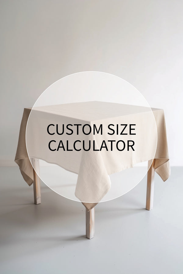 Custom square tablecloths