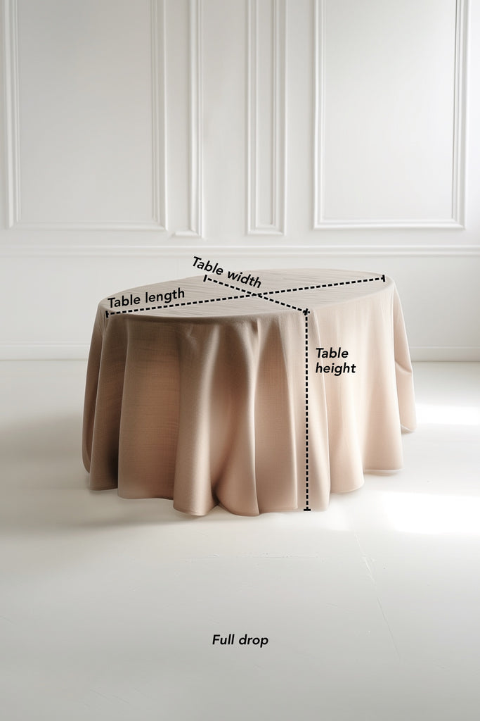 Oval Floor Length Tablecloth Amazon.com: HOMBYS Solid Embroidery Oval