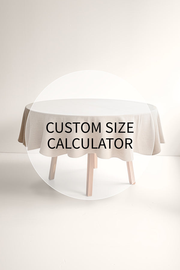 Custom round tablecloths