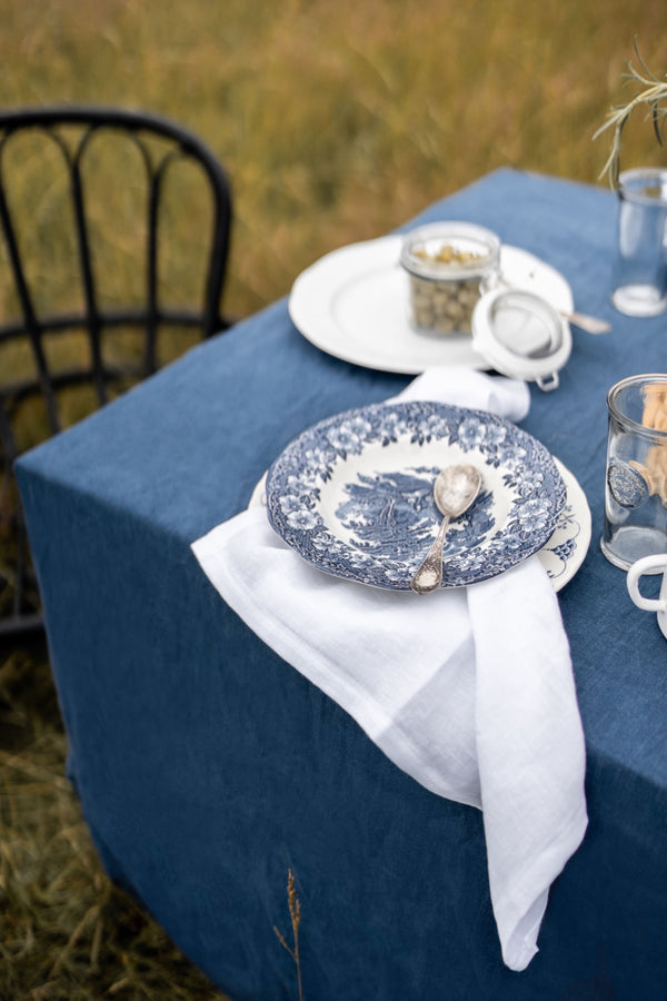 Decorative Linen Napkins Linen Basic Napkins Pure White