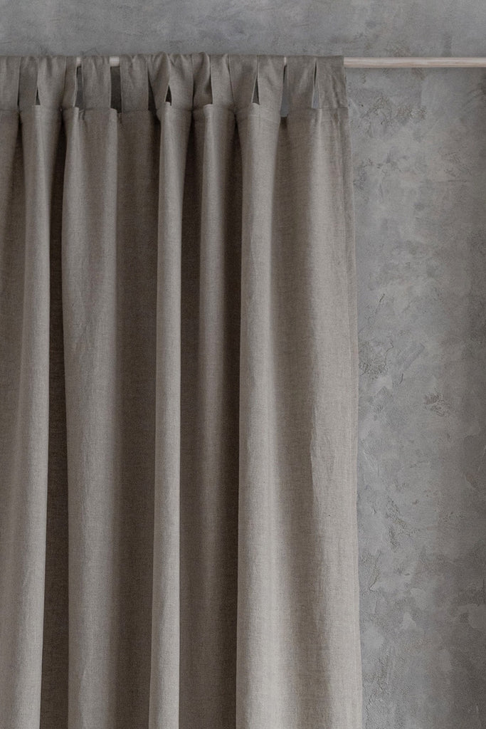 Linen Curtain Blackout Natural 101