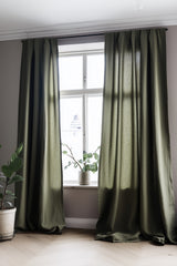 Linen Curtain Set – 2 Panel Drapes, Light & Airy Window Dressing