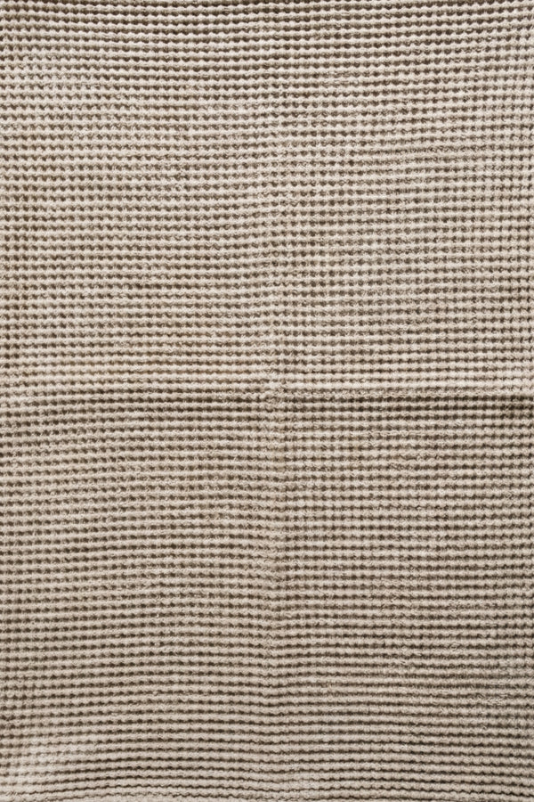 Waffle Linen Cotton Fabric Natural 004