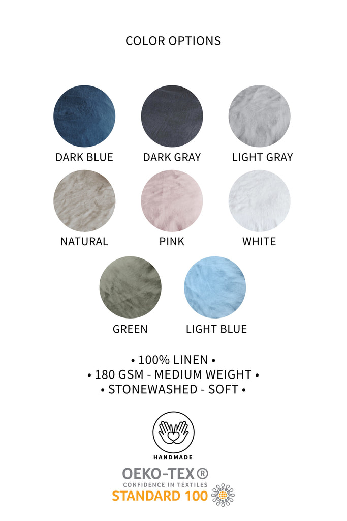 Color Card Wide Linen 8 Colors