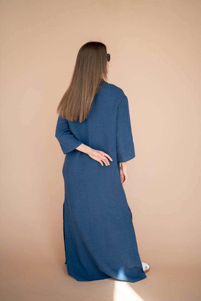 knee length dresses for ladies Black Sheer Cowl Neck Maxi Dress – Selene Dress