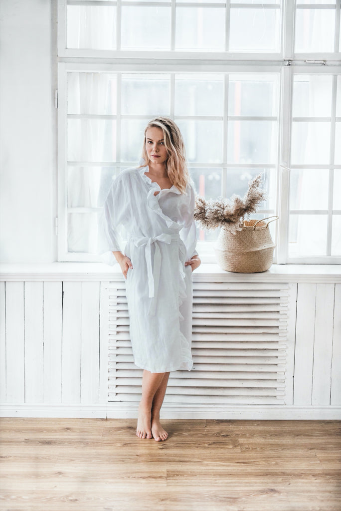 Linen kimono dress 2025