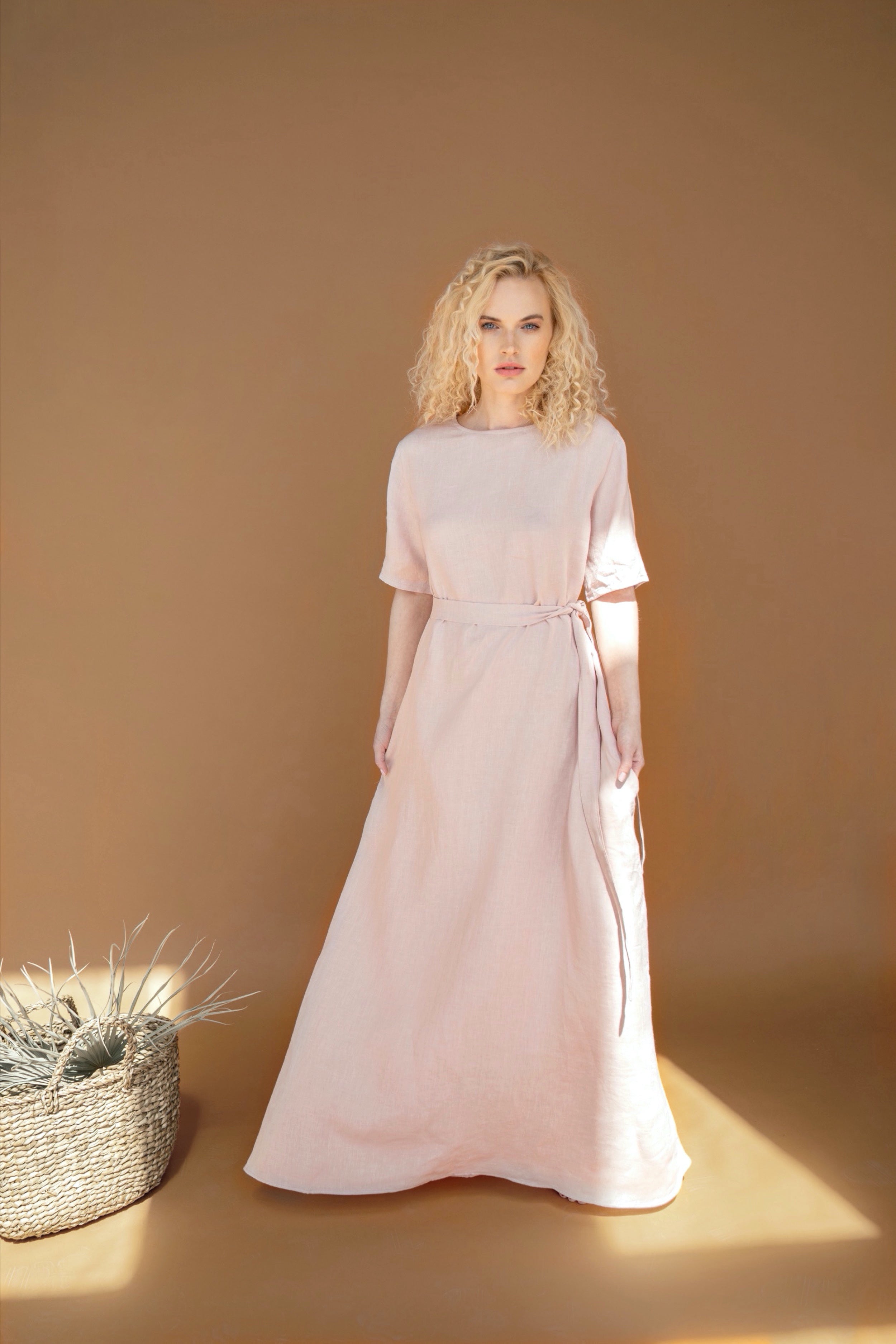Linen dress Elizabeth XS / Black Linen dress Elizabeth XS / Black