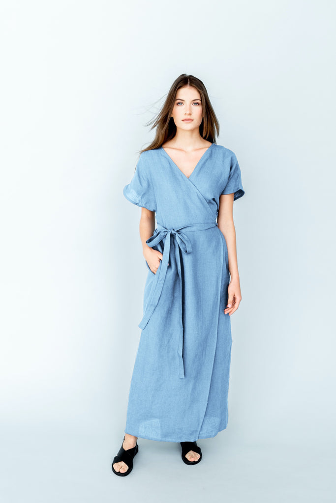 White Linen Maxi Dress A-Line | Back 2 Linen Back2Linen White Linen Maxi Dress A-Line | Back 2 Linen Back2Linen