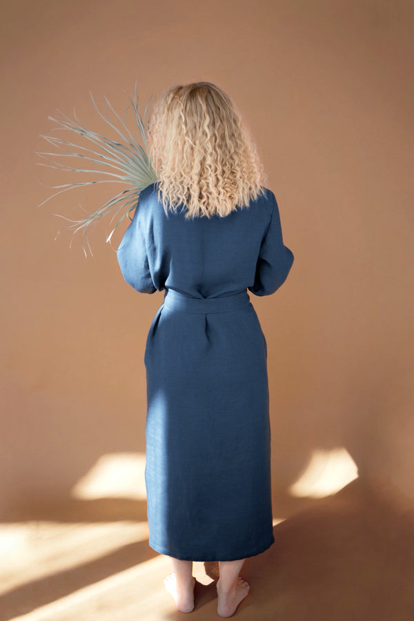 Soft Linen Robes 100 Flax Back 2 Linen Back2Linen