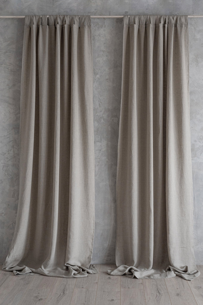 Natural Linen Curtain Natural 425