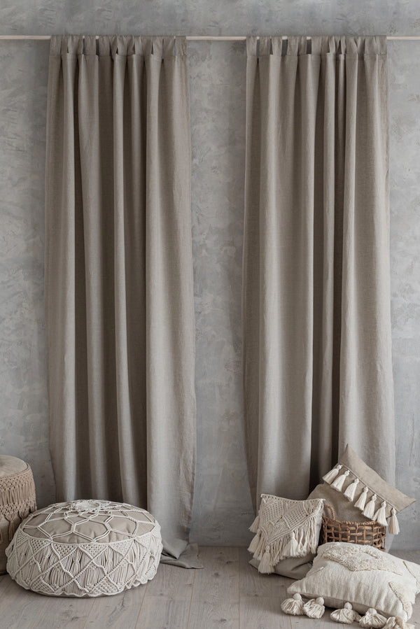 Organic Linen Curtain Natural 428