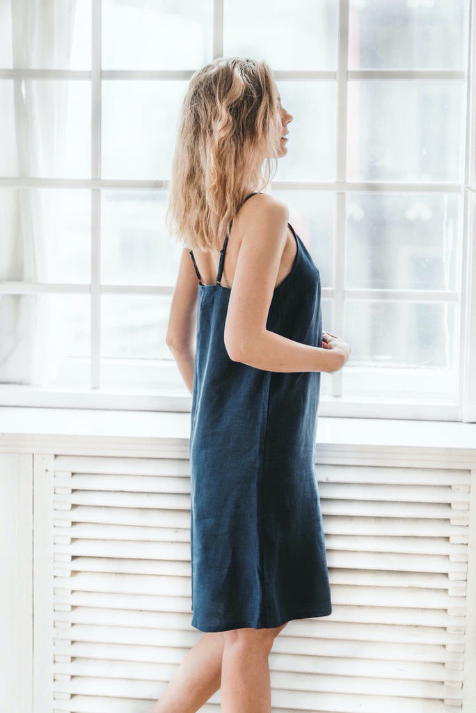 Linen nightdress XS / Natural Linen nightdress XS / Natural