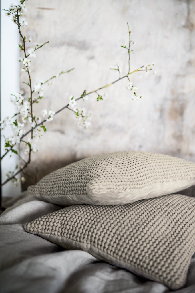 Waffle Weave Cushion Covers from Linen